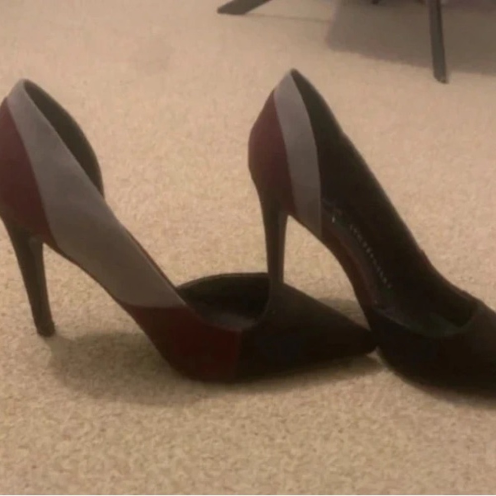 Primark Black and Burgundy Heels